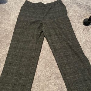 Women's green and grey trousers